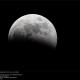 Mondfinsternis am 04.03.2007 kurz vor der Totalität