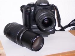 Meine Canon EOS 350 D mit zwei Kitobjektiven