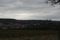 Aussicht vom Bergfriedhof über Tübingen