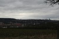 Aussicht vom Bergfriedhof über Tübingen