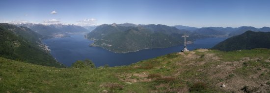 Lago Maggiore Panorama vom Monte Giove aus