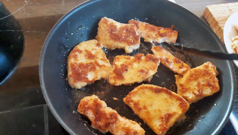 Gute Alternative zur Fleisch-Variante: Sellerieschnitzel    