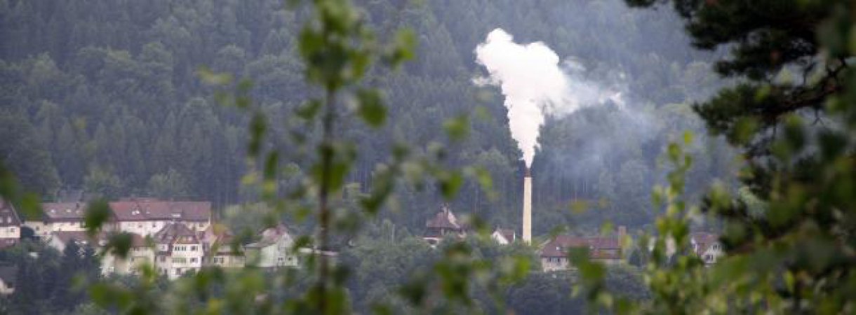 Man sieht sie nicht nur, sondern riecht sie auch, die Pektinfabrik in Neuenbürg