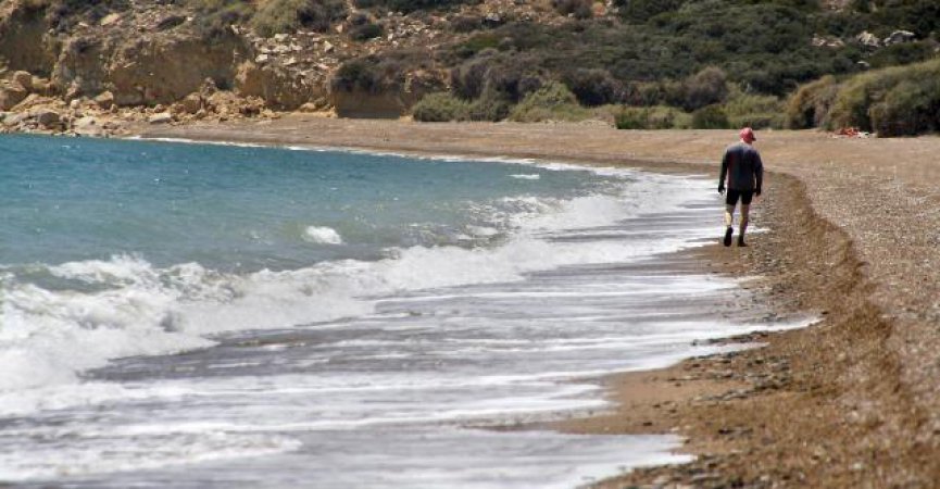 An diesem einsamen Strand legen Schildkröten ihre Eier ab