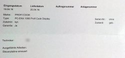 Laut Reparaturschein wurde nun die Steuerplatine erneuert  