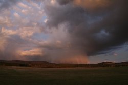 Wolkenwand schiebt sich gen Wartenberg - 2