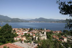 Ausblick beim Abstieg nach Cannero